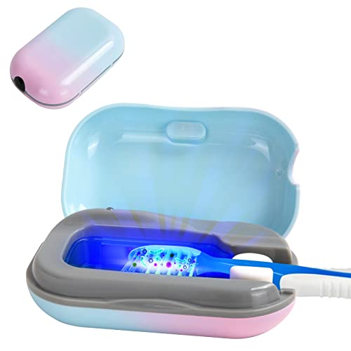 TAISHAN UV Sanitizer Toothbrush Case，Rechargeable Portable Mini Travel Tooth...