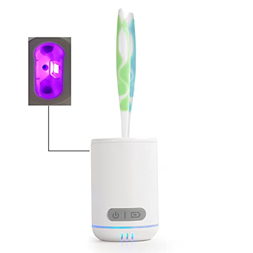 TAISHAN UV Sanitizer Toothbrush Case，Rechargeable Portable Mini Travel Tooth...