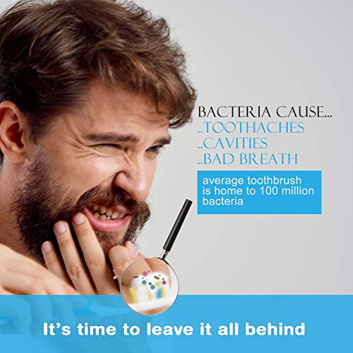 TAISHAN UV Sanitizer Toothbrush Case，Rechargeable Portable Travel Toothbrush...