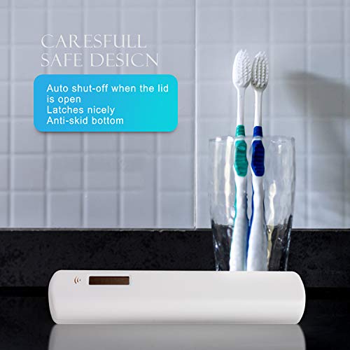 TAISHAN UV Sanitizer Toothbrush Case，Rechargeable Portable Travel Toothbrush...