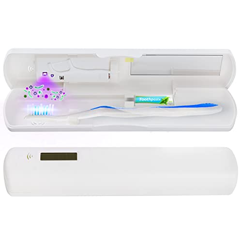 TAISHAN UV Sanitizer Toothbrush Case，Rechargeable Portable Travel Toothbrush...