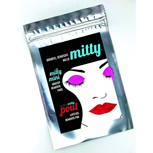 The Mitty Mini/Vlada's Mitty Pout 3-Piece Set of Ultra-Gentle, Reusable Makeu...