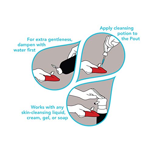 The Mitty Mini/Vlada's Mitty Pout 3-Piece Set of Ultra-Gentle, Reusable Makeu...