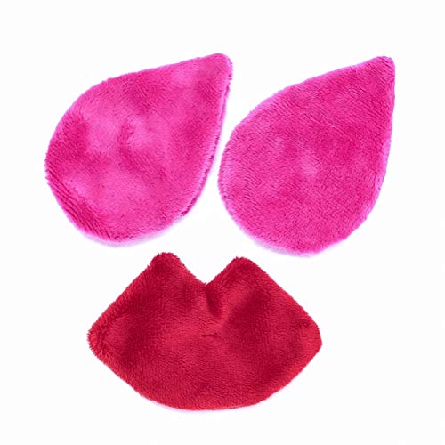 The Mitty Mini/Vlada's Mitty Pout 3-Piece Set of Ultra-Gentle, Reusable Makeu...