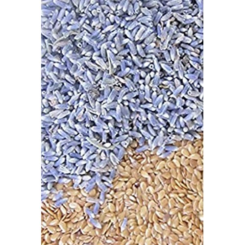 (Take Two Pillows) One Weighted Flaxseed Eye Pillow Scented with Lavender Bud...