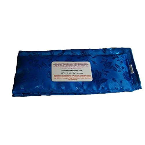 (Take Two Pillows) One Weighted Flaxseed Eye Pillow Scented with Lavender Bud...