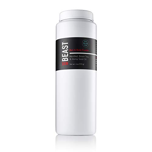 Beast Men's Skin Ball & Body Powder - Talc-Free Drying Cooling Moisture Absor...