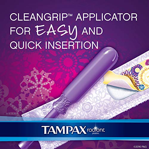 Tampax 29936 Radiant Tampons Regular Super (84 Count)