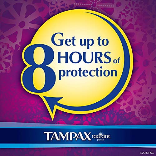 Tampax 29936 Radiant Tampons Regular Super (84 Count)