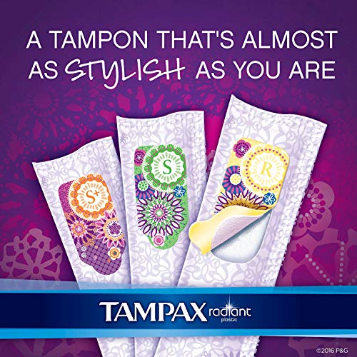 Tampax 29936 Radiant Tampons Regular Super (84 Count)