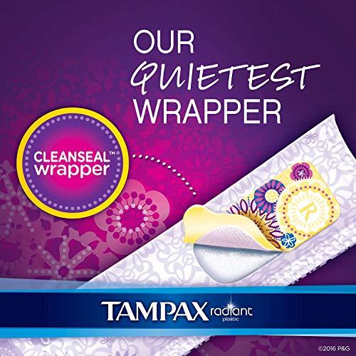 Tampax 29936 Radiant Tampons Regular Super (84 Count)