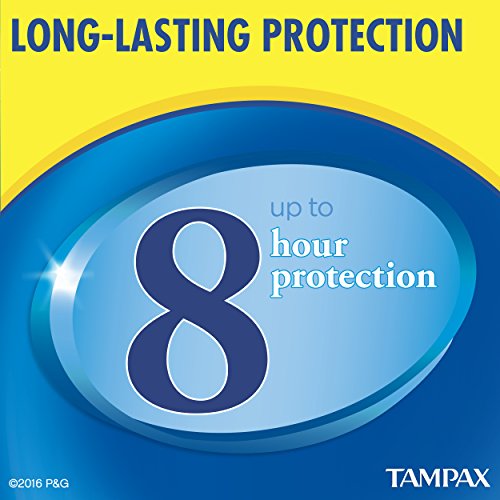 Tampax Cardboard Applicator Tampons, Super Plus Absorbency, Unscented, 40 Count