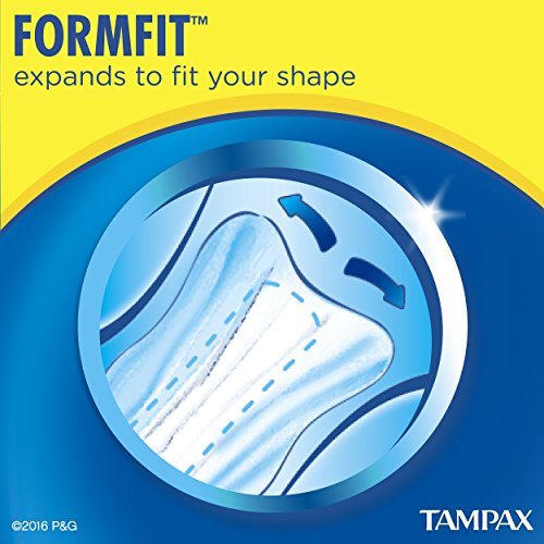 Tampax Cardboard Applicator Tampons, Super Plus Absorbency, Unscented, 40 Count