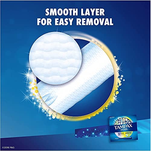 Tampax Pearl Plastic Tampons, Light/Regular/Super Absorbency Multipack, 188 C...