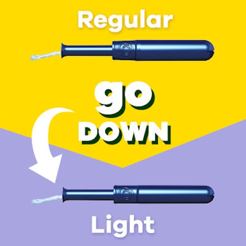 Tampax Pearl Plastic Tampons, Multipack, Light/Regular/Super Absorbency, Unsc...