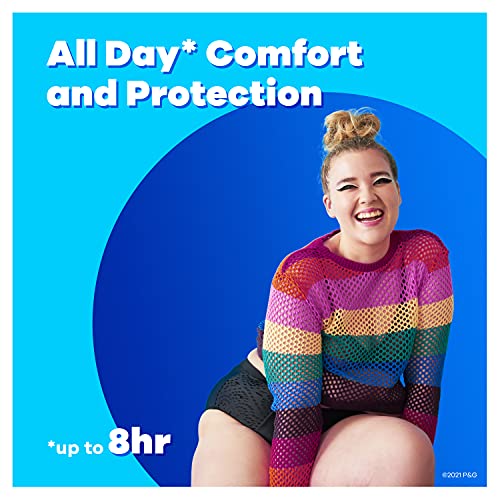 Tampax Pearl Tampons Regular Absorbency with BPA-Free Plastic Applicator and ...