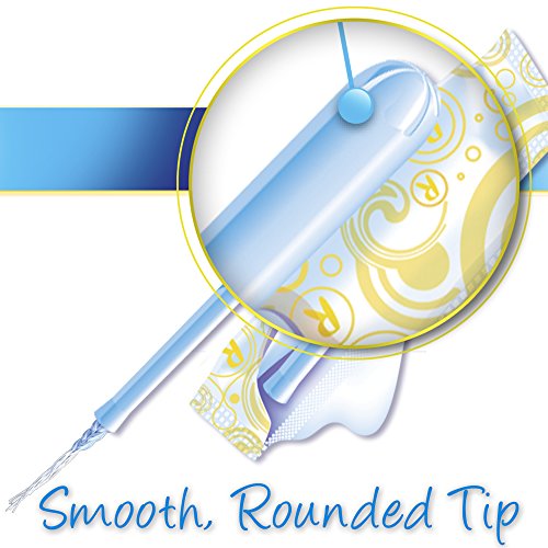 Tampax Pearl Tampons Regular Absorbency with LeakGuard Braid, Unscented, 36 C...