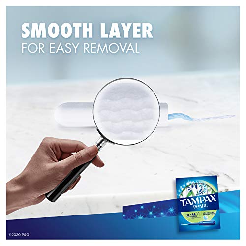 Tampax Pearl Tampons with Plastic Applicator, Super Absorbency, 200 Count, Un...