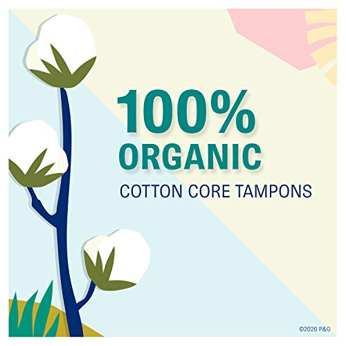 Tampax Pure Tampons, Duopack (Regular/Super), 132 Count, Unscented (6 Packs o...