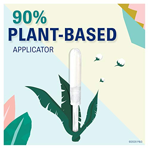 Tampax Pure Tampons, Duopack (Regular/Super), 132 Count, Unscented (6 Packs o...