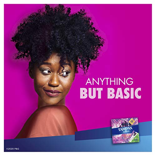 Tampax Radiant Plastic Tampons, Super Absorbency, Unscented, 28 Count