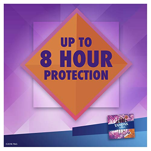 Tampax Radiant Tampons, Super Plus Absorbency, Unscented, 14 Count (Packaging...