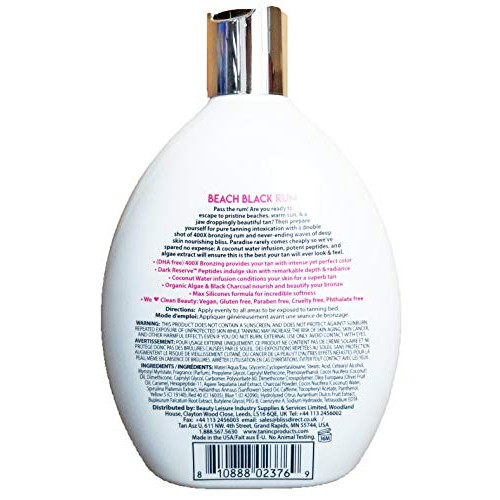 Tan Asz U Beach Black Rum 400X - 13.5 oz.