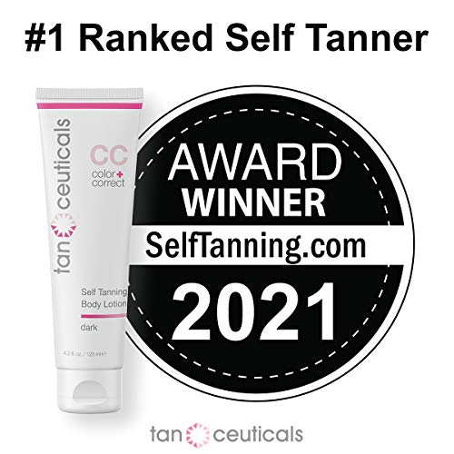 Tanceuticals Self Tanner - CC Self Tanning Lotion for Body Gives Natural, Lon...