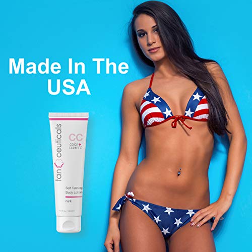 Tanceuticals Self Tanner - CC Self Tanning Lotion for Body Gives Natural, Lon...