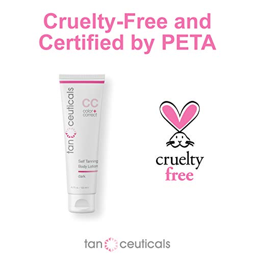 Tanceuticals Self Tanner - CC Self Tanning Lotion for Body Gives Natural, Lon...
