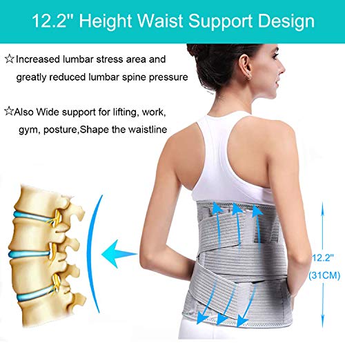 TANDCF Back Support,Entire Back Brace ,Lumbar Support Belt for Women & Men, A...