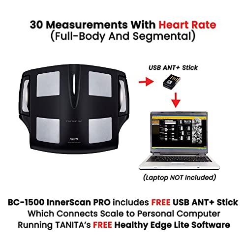 TANITA's BC-1500 InnerScan PRO FDA Cleared, Multi-Frequency, Segmental, Radio...