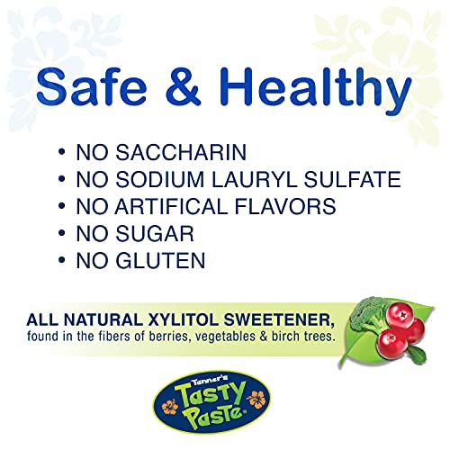 Tanner's Tasty Paste Cha Cha Chocolate - Anticavity Fluoride Children’s Tooth...