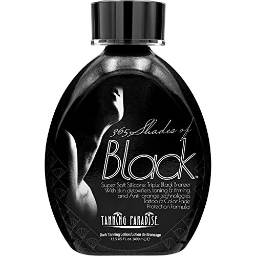 Tanning Paradise 365 Shades of Black, Triple Black Bronzing | Skin Detoxifier...