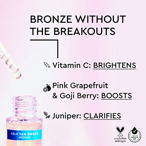 Tanologist Face and Body Drops - Illuminating Self-Tan Drops, 30ml - Cruelty ...