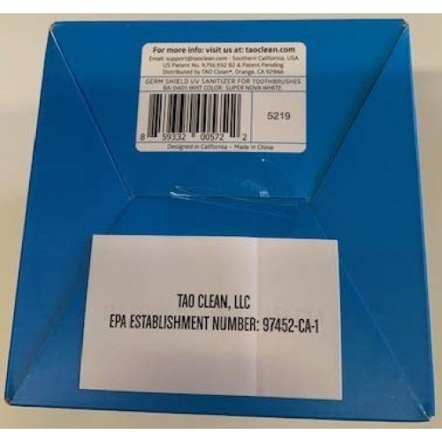 TAO Clean Germ Shield UV Sanitizer – Universal Cleaning Station That Accommod...