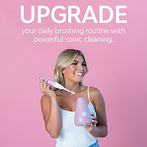 TAO Clean Sonic Toothbrush and Cleaning Station – Suave Mauve – Electric Toot...