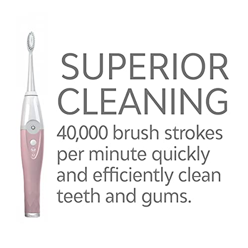 TAO Clean Sonic Toothbrush and Cleaning Station – Suave Mauve – Electric Toot...