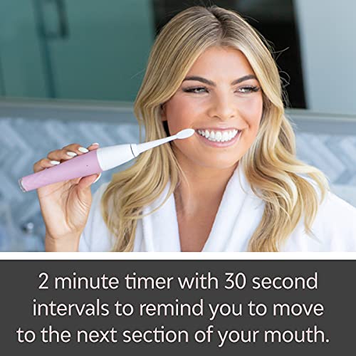 TAO Clean Sonic Toothbrush and Cleaning Station – Suave Mauve – Electric Toot...