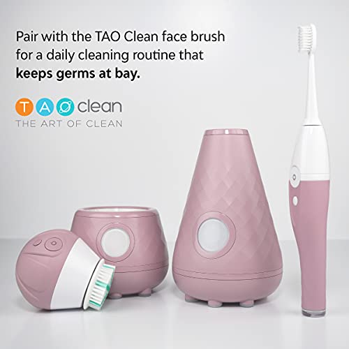 TAO Clean Sonic Toothbrush and Cleaning Station – Suave Mauve – Electric Toot...