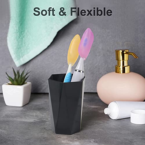 6 Pcs Silicone Toothbrush Covers, Toothbrush Cover Case, Travel Toothbrush He...