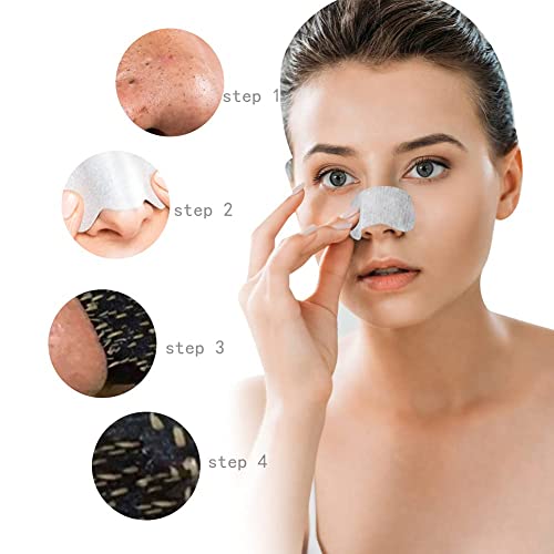 100Pcs Deep Cleansing Blackhead Pore Strips,Blackhead Pore Strips Blackhead F...