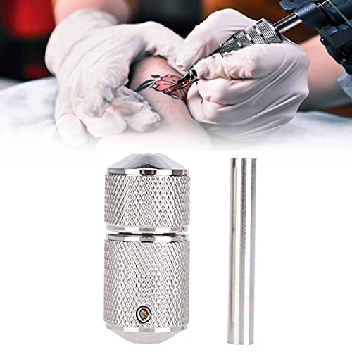 Tarshyry Cartridge Tattoo Grip, 25Mm Self-Locking Anti-Skid Tattoo Handle, Gr...