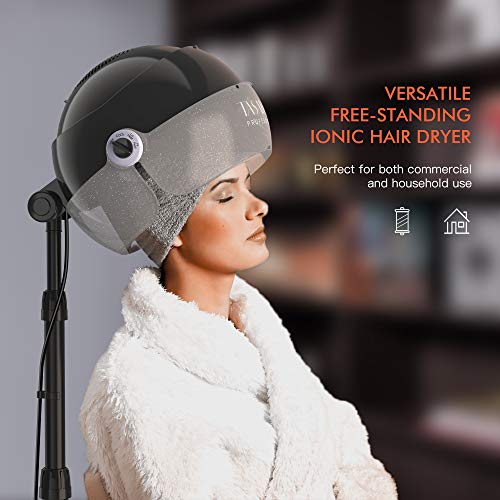 TASALON Ionic Hooded Dryer - 1875W Bonnet Hair Dryer - Sit Under Hair Dryer f...