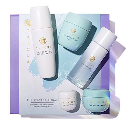 Tatcha The Starter Ritual Set - Balancing for Combo to Oily Skin: Includes Pu...