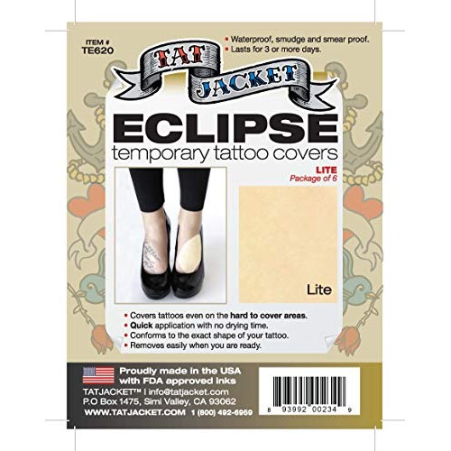 Tatjacket Eclipse Temporary Tattoo Covers (Light)