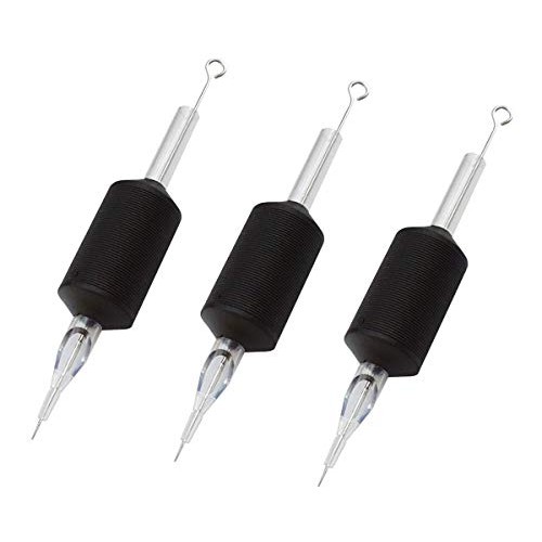 Tatmax International Tattoo Combo Disposable Needles and Tubes 20Pcs 3RL, 5RL...