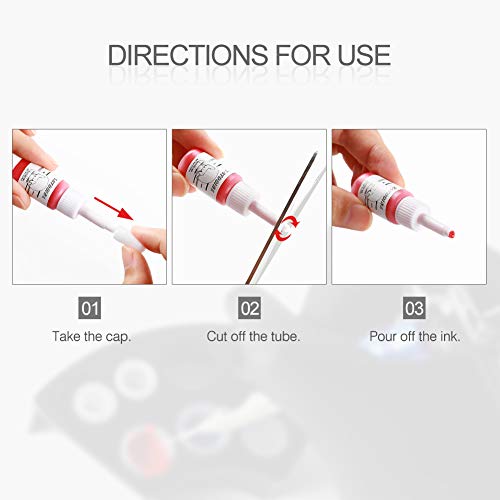 Tattoo Kit Professional Complete 2 Tattoo Machine Gun 54 Color Ink Permanent ...