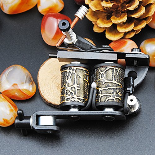 Tattoo Kit Professional Complete Kit Tattoo Machine Gun with 4 Colors Tattoo ...