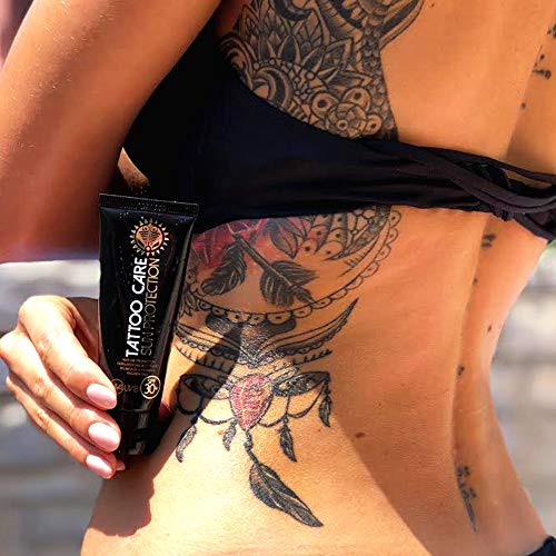 Tattoo Care Sunscreen – SPF 30+ Ointment for Tattoo Sun Protection - UVA/UVB ...